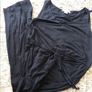 Above ankle length tank dress